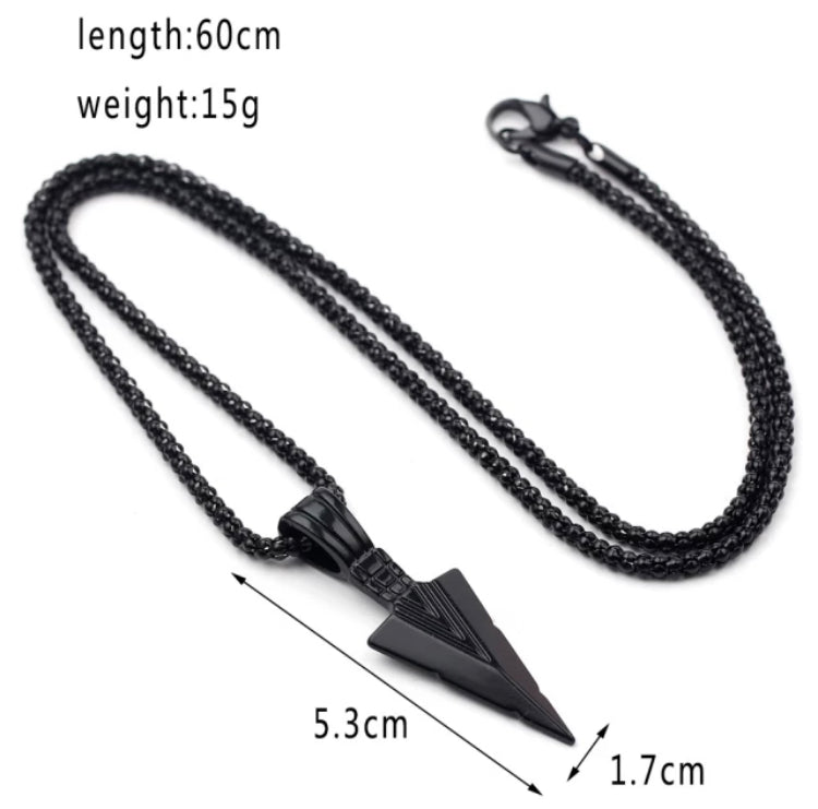 Black Arrow Necklace